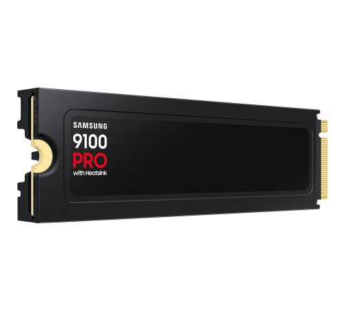 Твердотельный накопитель/ Samsung SSD 9100 PRO, 1000GB, M.2(22x80mm), NVMe 2.0, PCIe 5.0 x4, V-NAND TLC, R/W 14700/13300MB/s, IOPs 1 850 000/2 600 000, TBW 600, DWPD 0.3, with Heatsink (12 мес.) Твердотельный накопитель/ Samsung SSD 9100 PRO, 1000GB, M.2(22x80mm), NVMe 2.0, PCIe 5.0 x4, V-NAND TLC, R/W 14700/13300MB/s, IOPs 1 850 000/2 600 000, TBW 600, DWPD 0.3, with Heatsink (12 мес.)