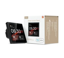 Панель управления умным домом Moes ZigBee Smart Multi-control Touch Screen Panel черный модели CCP-TY-EU-LN