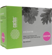 -/ Картридж лазерный Cactus CS-D3470B ML-D3470B черный (10000стр.) для Samsung ML-3470/3471