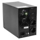 ИБП POWERMAN Online 1000, LCD, двойного преобразования, 1000ВА, 900Вт, 4 штуки IEC320 С13 с резервным питанием, USB, RS232, слот SNMP, разъем EPO, батарея 12В 9Ач 2 шт., 1 кабель для нагрузки C13/C14, 144 х 209 х 293 мм., 9.16кг./ UPS POWERMAN Online 1000