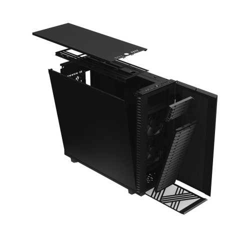 Корпус ПК без блока питания/ Case Fractal Design Define 7 XL Solid, Full-Tower, 3x140mm, 2xUSB-A 2.0 + 2xUSB-A 3.2 + 1xUSB 3.2 Type-C EE-ATX, E-ATX, SSI-CEB, SSI-EEB, ATX, mATX, mITX Black