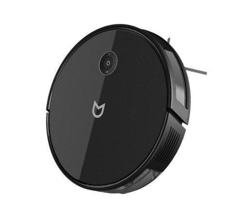 Робот-пылесос с гироскопом Robot vacuum IRBIS Bean 0421,2500 mAh,28W,3000Pa, Hyroscope, Black, charging stat, remote, roller brush & cloth for wet,2 in 1 water tank&dust collector, brushes 3,HE (потертости, следы эксплуатации)