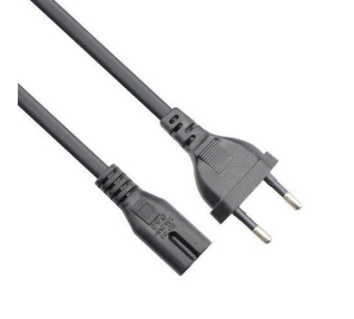 Кабель/ Кабель для аудио-видео техники IEC-320-C7 -- розетка EU, 2-pin <VDE>, VCOM <CE023-CU0.5-3>, 3,0m