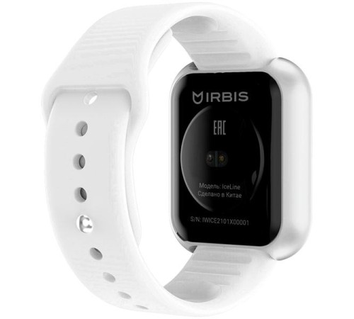 Фитнес-браслет IRBIS Iceline White HS6620C Display: 1.3inch TFT color screen Touch type: single point touch Battery: 150mAh Color White (Незначительное повреждение упаковки) Фитнес-браслет IRBIS Iceline White HS6620C Display: 1.3inch TFT color screen Touch type: single point touch Battery: 150mAh Color White (Незначительное повреждение упаковки)