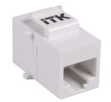  ITK Проходной адаптер кат.5E UTP, RJ45-RJ45, тип Keystone Jack