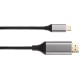 Кабель/ Кабель USB 3.1 Type-Cm --> HDMI A(m) 4K@60Hz,1.8m,Alum,iOpen(Aopen/Qust) <ACU423MC-1.8M>