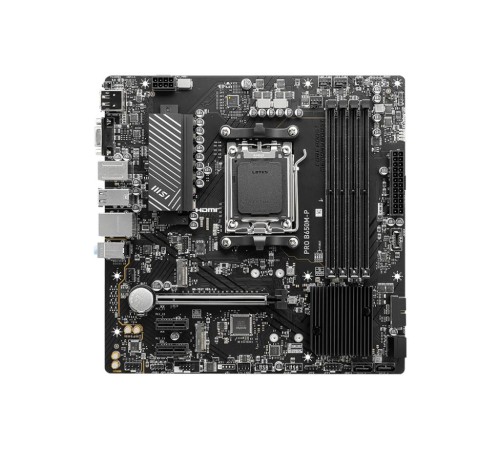 Материнская плата/ MB MSI AMD B650 sAM5, 4xDDR5(256GB), D-SUB/HDMI 2.1/DP, 1xPCIe 4.0x16, 2xPCIe 3.0, 1xLAN (2.5GbE), 4xSATA 6Gb/s, 2xM.2, 4xUSB 3.2, 4xUSB 2.0, 1xPS/2, mATX Материнская плата/ MB MSI AMD B650 sAM5, 4xDDR5(256GB), D-SUB/HDMI 2.1/DP, 1xPCIe 4.0x16, 2xPCIe 3.0, 1xLAN (2.5GbE), 4xSATA 6Gb/s, 2xM.2, 4xUSB 3.2, 4xUSB 2.0, 1xPS/2, mATX
