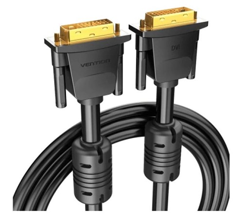 Кабель Vention DVI-I Dual link 24+5M/VGA 15M с ферритовым фильтром - 3м.