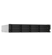 Система хранения данных QNAP SMB 2U/12bay QC 1,7GhzCPU/4Gb(upto16Gb)/upto 24HDD with TL-R1200S-RP/SATA(3,5" 2,5")/ 4xUSB3.2/1xExp.slot/2x2,5Gb 2x10Gb(SFP+)/iSCSI/2xPS/no rail(RAIL-B02)/3YW TS-1232PXU-RP-4G-EU-RU
