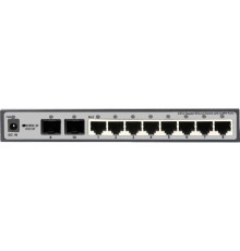 Коммутатор/ Unmanaged Switch 8x1000Base-T, 2x1000Base-X SFP, metal case