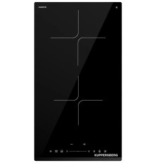Варочная поверхность Kuppersberg/ Варочная поверхность Kuppersberg, High-Tech, индукция, 30 см, 2 зоны нагрева, 9 уровней мощности, inverter, таймер, пауза, Booster, слайдерное управление, цвет черный