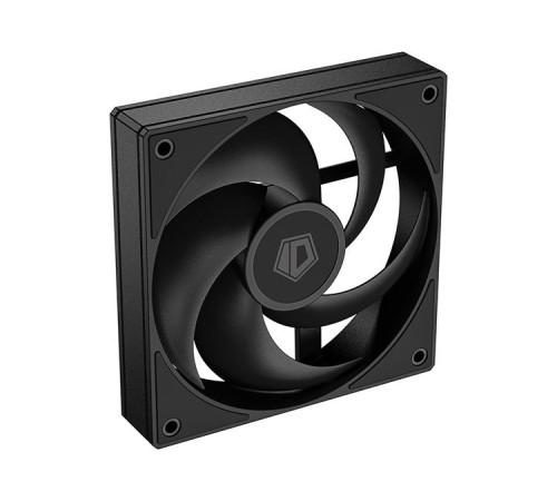 Вентилятор для корпуса ID-COOLING AS-120-K 120x120x25мм (60шт./кор, PWM, резиновые углы, черный, 300-2000об/мин, супертихий) BOX