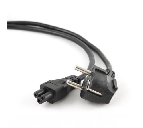 Кабель питания Cablexpert PC-186-ML12-1M, 1м, Schuko- C5, 10А, пакет