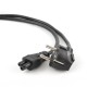 Кабель питания Cablexpert PC-186-ML12-1M, 1м, Schuko- C5, 10А, пакет