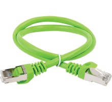 Коммутационный шнур (патч-корд), кат.5Е FTP, 1м, зеленый