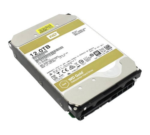 Жесткий диск/ HDD WD SATA3 12Tb Gold 7200 256mb  1 year warranty