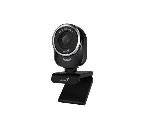 Веб-камера Genius QCam 6000 черная (Black), 1080p Full HD, Mic, 360°, универсальное мониторное крепление, гнездо для штатива Веб-камера Genius QCam 6000 черная (Black), 1080p Full HD, Mic, 360°, универсальное мониторное крепление, гнездо для штатива