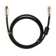 Greenconnect Кабель 1.0m HDMI версия 2.0, HDR 4:2:2, Ultra HD, 4K 60 fps 60Hz/5K*30Hz, 3D, AUDIO, 18.0 Гбит/с, 28/28 AWG, OD7.3mm, тройной экран, черный нейлон, DELUX, GCR-51280