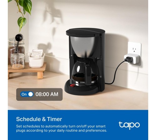 Умный сетевой фильтр/ Mini Smart Wi-Fi Plug, Energy Monitoring, Matter