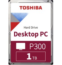 Жесткий диск/ HDD Toshiba SATA3 1Tb 7200 64Mb P300 RTL 1 year warranty