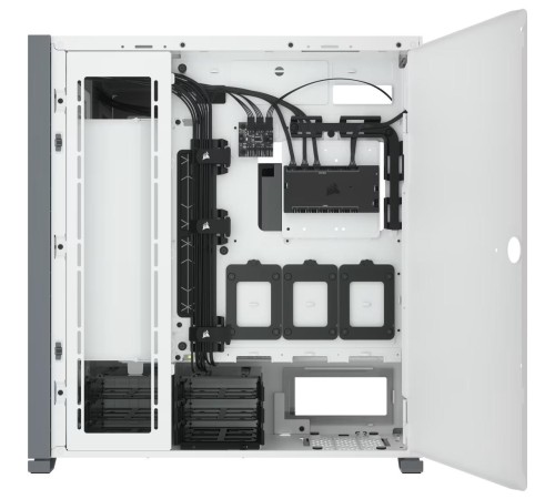 Корпус без блока питания/ Case Corsair iCUE 7000X RGB, Full-Tower, TG, 4x140mm RGB, 4xUSB-A 3.0, 1xUSB 3.2 Type-C, E-ATX, ATX, mATX, mITX White