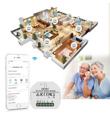 Реле MOES Wi-Fi+RF Switch Module (Вскрытая упаковка)