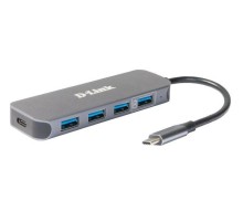 Хаб/ DUB-2340,DUB-2340/A1A USB-C Hub, 3xUSB3.0 + Fast Charge USB3.0 + USB-C/PD3.0