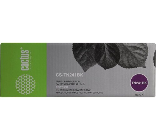 -/ Картридж лазерный Cactus CS-TN241BK TN-241Bk черный (2500стр.) для Brother HL-3170CDW