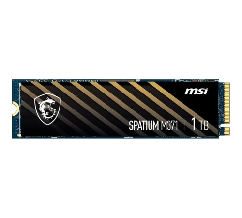 Твердотельный накопитель MSI SSD SPATIUM M371, 1000GB, M.2(22x80mm), NVMe, PCIe 3.0 x4, 3D TLC, R/W 2350/1700, IOPs 90 000/280 000, TBW 210, DWPD 0.12 (5 лет) Твердотельный накопитель MSI SSD SPATIUM M371, 1000GB, M.2(22x80mm), NVMe, PCIe 3.0 x4, 3D TLC, R/W 2350/1700, IOPs 90 000/280 000, TBW 210, DWPD 0.12 (5 лет)