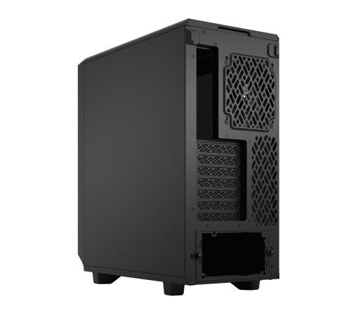 Корпус ПК без блока питания/ Case Fractal Design Meshify 2 Compact TG Dark Tint, Midi-Tower, 2x140mm + 1x120mm, 2xUSB-A 3.2 + 1xUSB 3.2 Type-C ATX, mATX, mITX Black