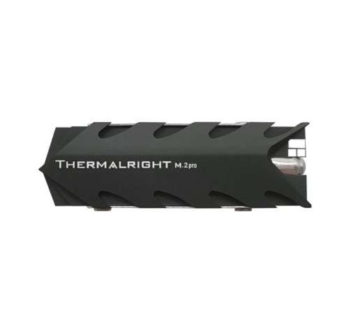 Радиатор к SSD/ SSD Cooler Thermalright M.2 2280 PRO SSD (Radiator, Al, M.2 2280, Heat pipes:1x8mm, 75x22.7x11.7mm, Silver/Gray)
