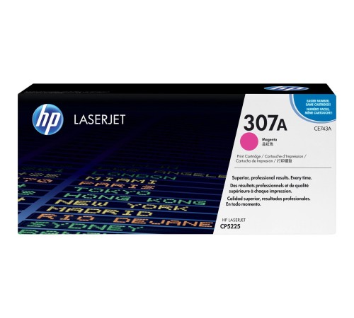Тонер-картридж/ HP Color LaserJet CE743A Magenta Print Cartridge