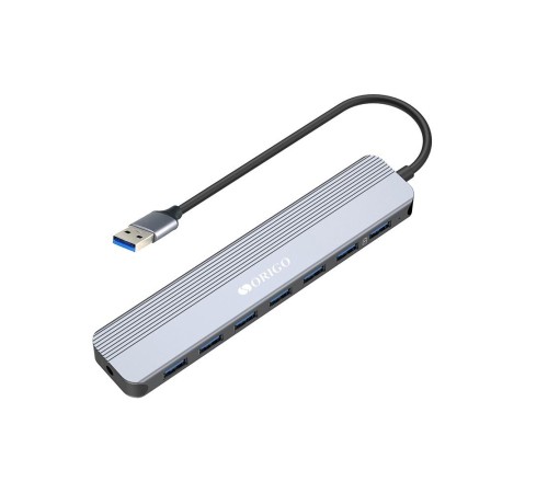 Концентратор/ Концентратор USB 3.0, 7xUSB 3.0, режим быстрой зарядки