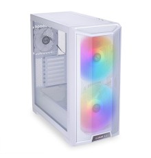 Корпус LIAN LI Lancool 215 Snow White, Medium Case: E-ATX (width: under 280mm), ATX, M-ATX, ITX, 2xUSB 3.0, 1xAudio, Included Fans: 2x200mm 800RPM ARGB, 1x120mm 1100 RPM