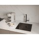 Кухонная мойка RIVELATO Rivelato Rinox 4444 UN PVD black Мойка нерж.стал 1 чаша 440*440*200 мм, монтаж: универсальный, материал: нержавеющая сталь, цвет: черный