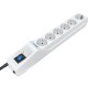 Сетевой фильтр Pilot L GP 6 розеток (5 евро + 1GP) 3 м/ Surge protector Pilot L GP 6 sockets (5 Euro + 1GP) 3 m white