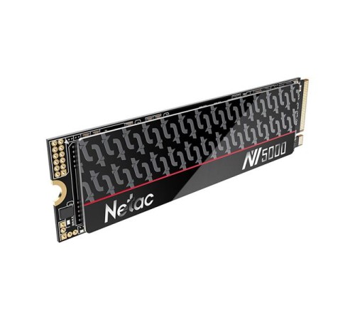 SSD накопитель Netac SSD NV5000-T 500GB PCIe 4 x4 M.2 2280 NVMe 3D NAND SSD, R/W up to 4800/2700MB/s, IOPS(R4K) 200K/440K, TBW 320TB, with heat spreader, 5y wty SSD накопитель Netac SSD NV5000-T 500GB PCIe 4 x4 M.2 2280 NVMe 3D NAND SSD, R/W up to 4800/2700MB/s, IOPS(R4K) 200K/440K, TBW 320TB, with heat spreader, 5y wty