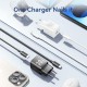Набор для зарядки Vention з/у GaN 30W 2 порта USB (C + A) и кабель USB-C 3А Белый, шт.