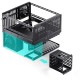 Корпус без блока питания/ Case JONSBO N5, Mini-Tower, 3x120mm, 1xUSB-A 3.0 + 1xUSB-C 3.2, E-ATX, ATX, mATX, mITX Black