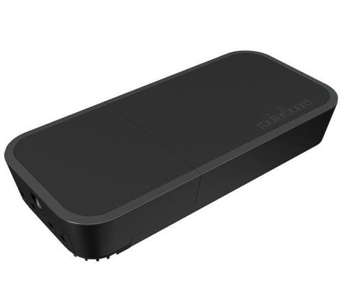 Точка доступа MikroTik wAP ac with 4 cores x 710MHz CPU, 128MB RAM, 2x Gbit LAN, built-in 2.4Ghz 802.11b/g/n Dual Chain wireless, built-in 5GHz 802.11an/ac Dual Chain wireless, RouterOS L4, black outdoor enclosure,