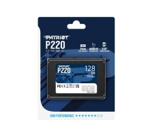 Твердотельный накопитель Patriot SSD P220 128GB SATA3 2.5" R550/W480 TBW 60TB 3D NAND