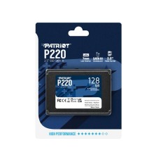 Твердотельный накопитель Patriot SSD P220 128GB SATA3 2.5" R550/W480 TBW 60TB 3D NAND