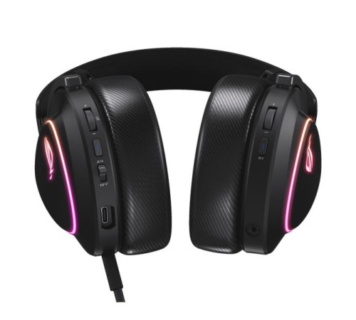 Гарнитура ASUS ROG DELTA II, 2.4GHz, Bluetooth,3.5mm, 315g, 20Hz~20kHz, RGB Lighting