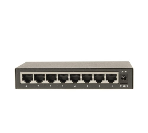 Коммутатор/ OSNOVO Коммутатор Gigabit Ethernet на 8 RJ45 портов. Порты: 8 x GE (10/100/1000Base-TX)