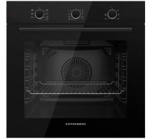 Встраиваемый духовой шкаф KUPPERSBERG/ Встраиваемый духовой шкаф KUPPERSBERG, электрический, High-Tech, 60 см, объем 80 л, 8 режимов, поворотное управление, макс. Температура 275 градусов, дисплей, таймер, цвет черный
