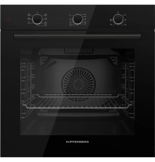 Встраиваемый духовой шкаф KUPPERSBERG/ Встраиваемый духовой шкаф KUPPERSBERG, электрический, High-Tech, 60 см, объем 80 л, 8 режимов, поворотное управление, макс. Температура 275 градусов, дисплей, таймер, цвет черный