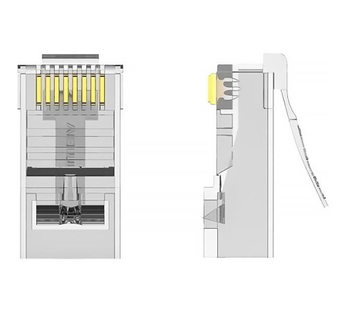Коннектор Vention RJ45 (8p8c), cat. 6, под витую пару (10шт.)