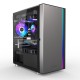Корпус без блока питания/ Case PCCooler LM300 ARGB BK, Mini-Tower, TG, 1x120mm ARGB, 1xUSB-A 3.0 + 2xUSB-A 2.0, mATX, mITX Black