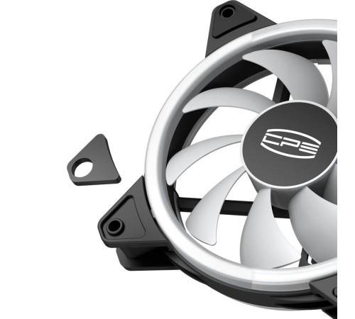 Кулер для корпуса/ Case Cooler PCCooler F3 T120 ARGB BK (120x120x25mm, 4-pin PWM, ARGB, 46CFM, 21.6dBA, 1800RPM, Black) Кулер для корпуса/ Case Cooler PCCooler F3 T120 ARGB BK (120x120x25mm, 4-pin PWM, ARGB, 46CFM, 21.6dBA, 1800RPM, Black)