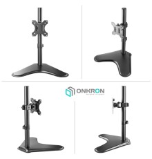 ONKRON кронштейн для монитора 13"-34" настольный, чёрный D101FS